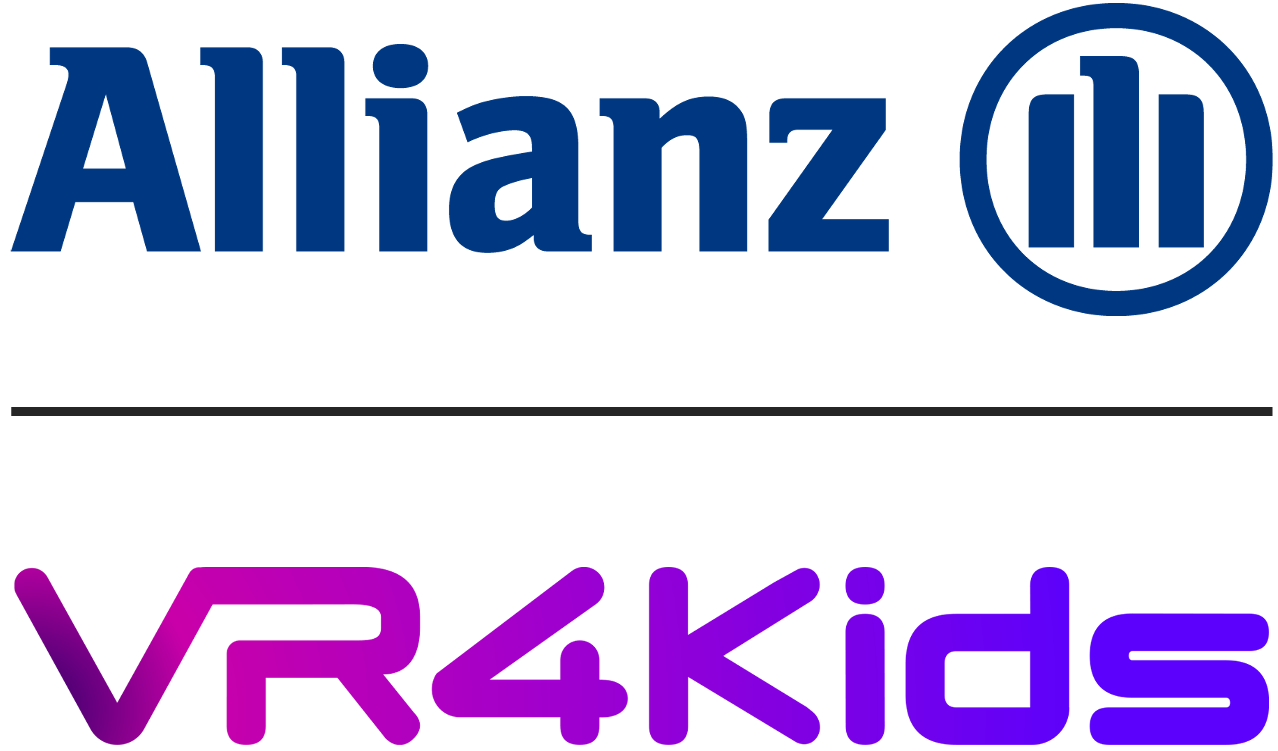 Allianz and VR4Kids Logo - Colored